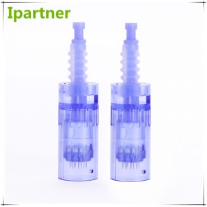 Ipartner 10-delige set vervangende 12-pins naaldcartridges voor Derma Pen Stamp EO gesteriliseerd